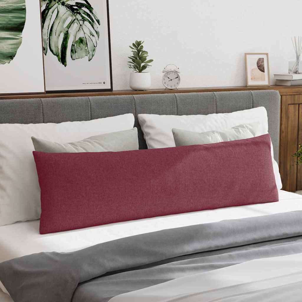 Jastučići za sofu 2 pcs Vinska crvena 145 x 40 cm tkanina