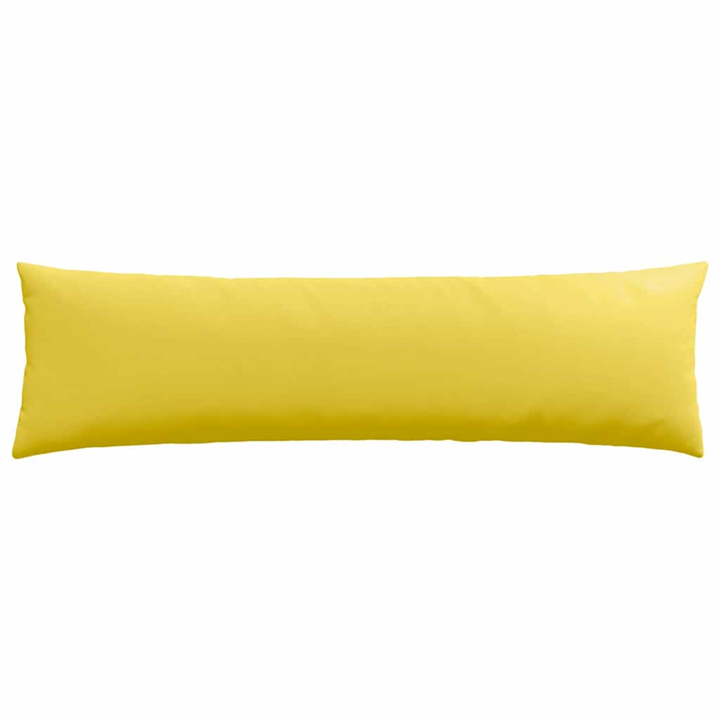 Jastučići za sofu 2 pcs Svijetlo žuta 145 x 40 cm tkanina