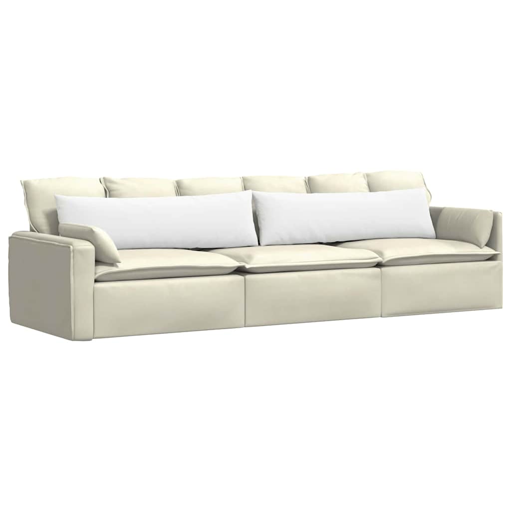 Jastučići za sofu 2 pcs Bijelo 145 x 40 cm tkanina