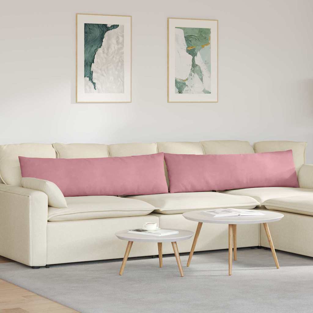 Jastučići za sofu 2 pcs Ružičasta 145 x 40 cm Kordura tekstil