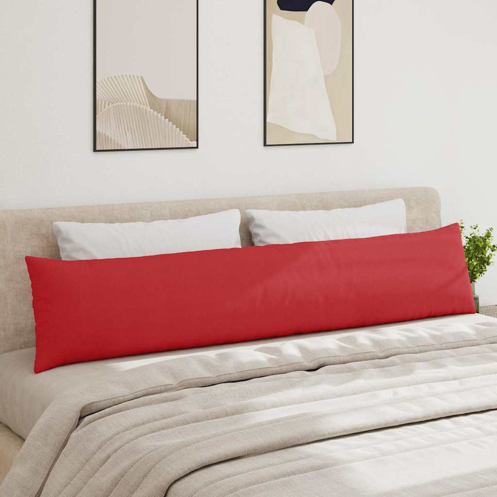 Jastučići za sofu 2 pcs Crvena 200 x 40 cm tkanina