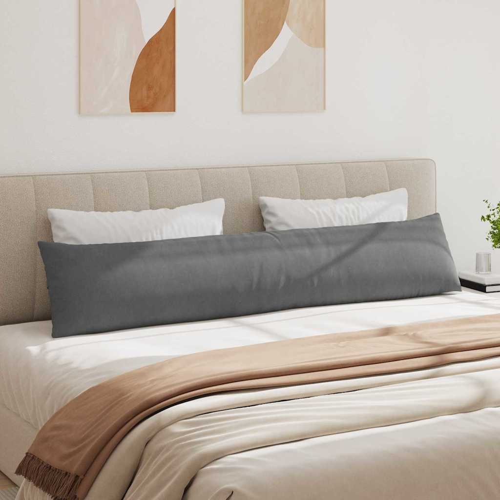 Jastučići za sofu 2 pcs Tamno siva 200 x 40 cm tkanina