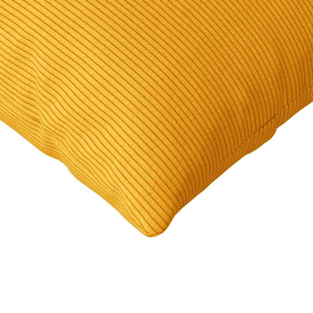 Jastučići za sofu 2 pcs Svijetlo žuta 200 x 40 cm
