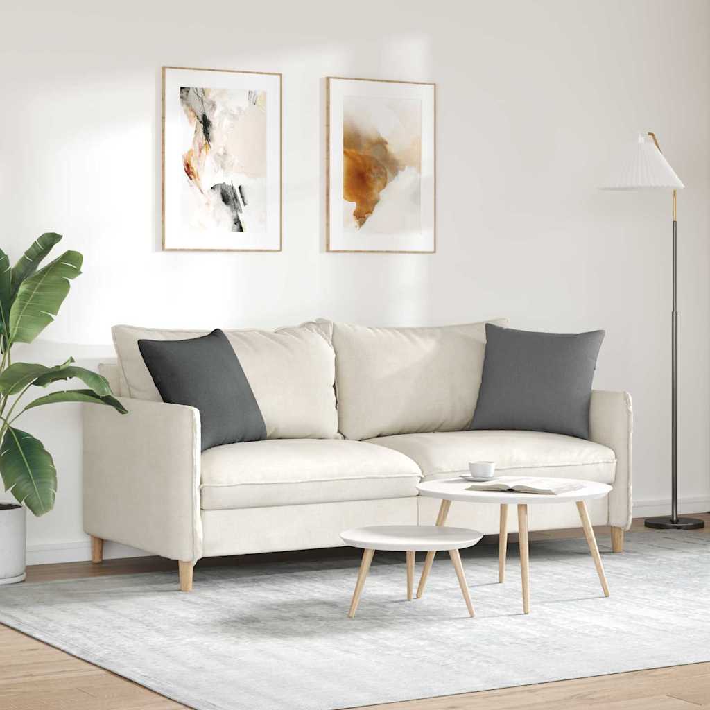 Jastučići za sofu 2 pcs Tamno siva 45 x 45 cm tkanina
