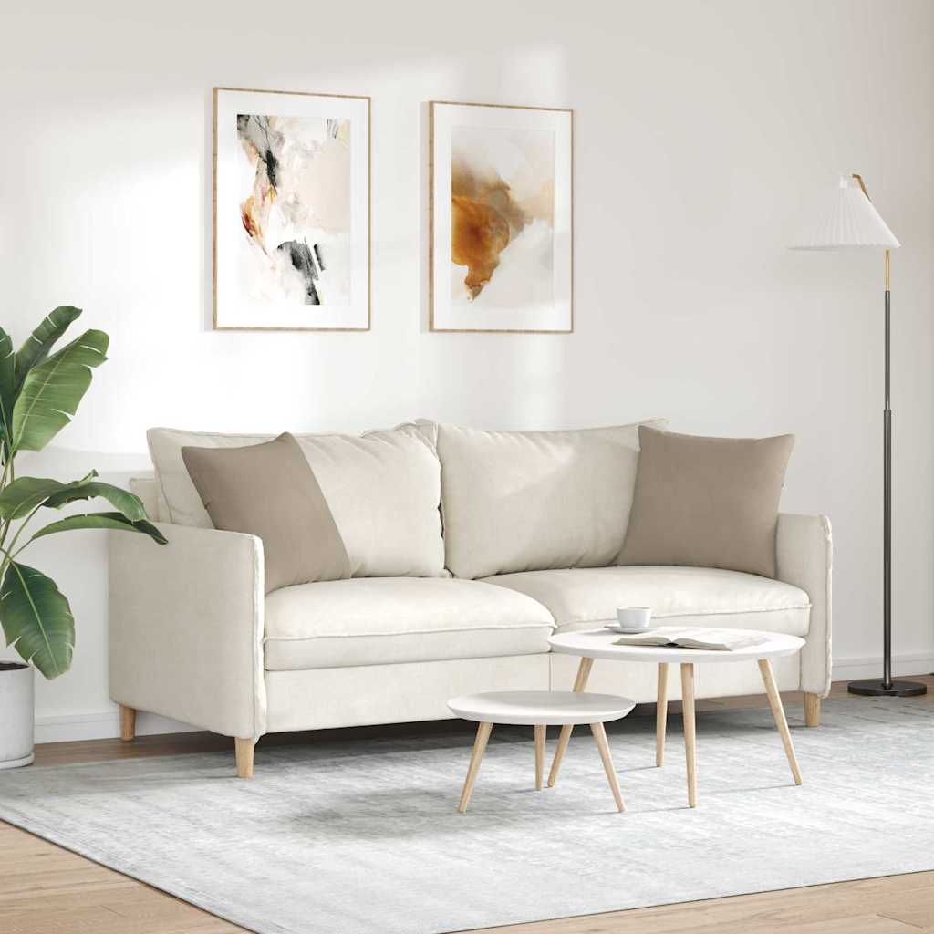 Jastučići za sofu 2 pcs Sivo-smeđa 45 x 45 cm tkanina