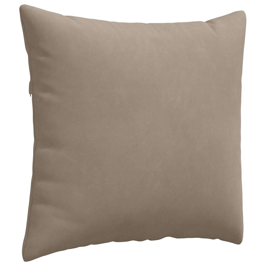 Jastučići za sofu 2 pcs Sivo-smeđa 45 x 45 cm tkanina
