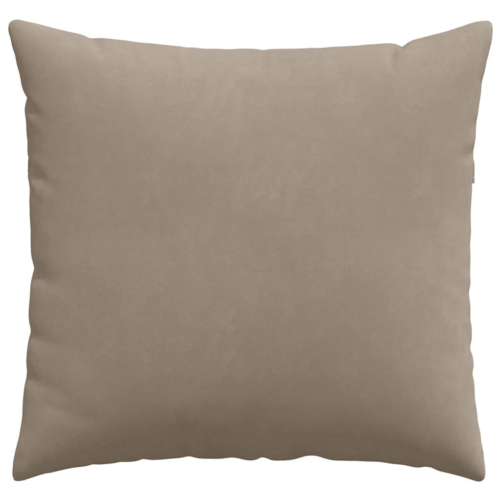 Jastučići za sofu 2 pcs Sivo-smeđa 45 x 45 cm tkanina
