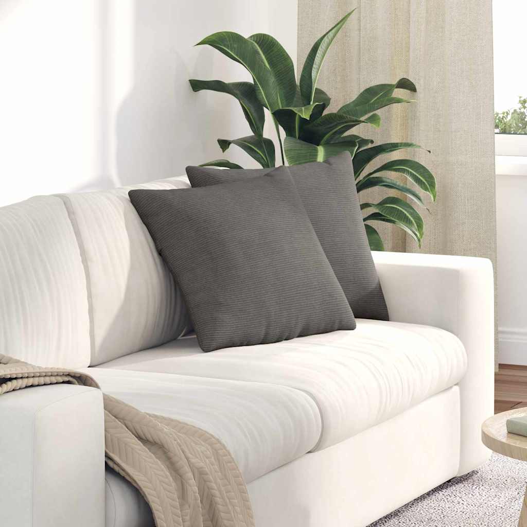 Jastučići za sofu 2 pcs Svjetlosiva 45 x 45 cm Kordura tekstil
