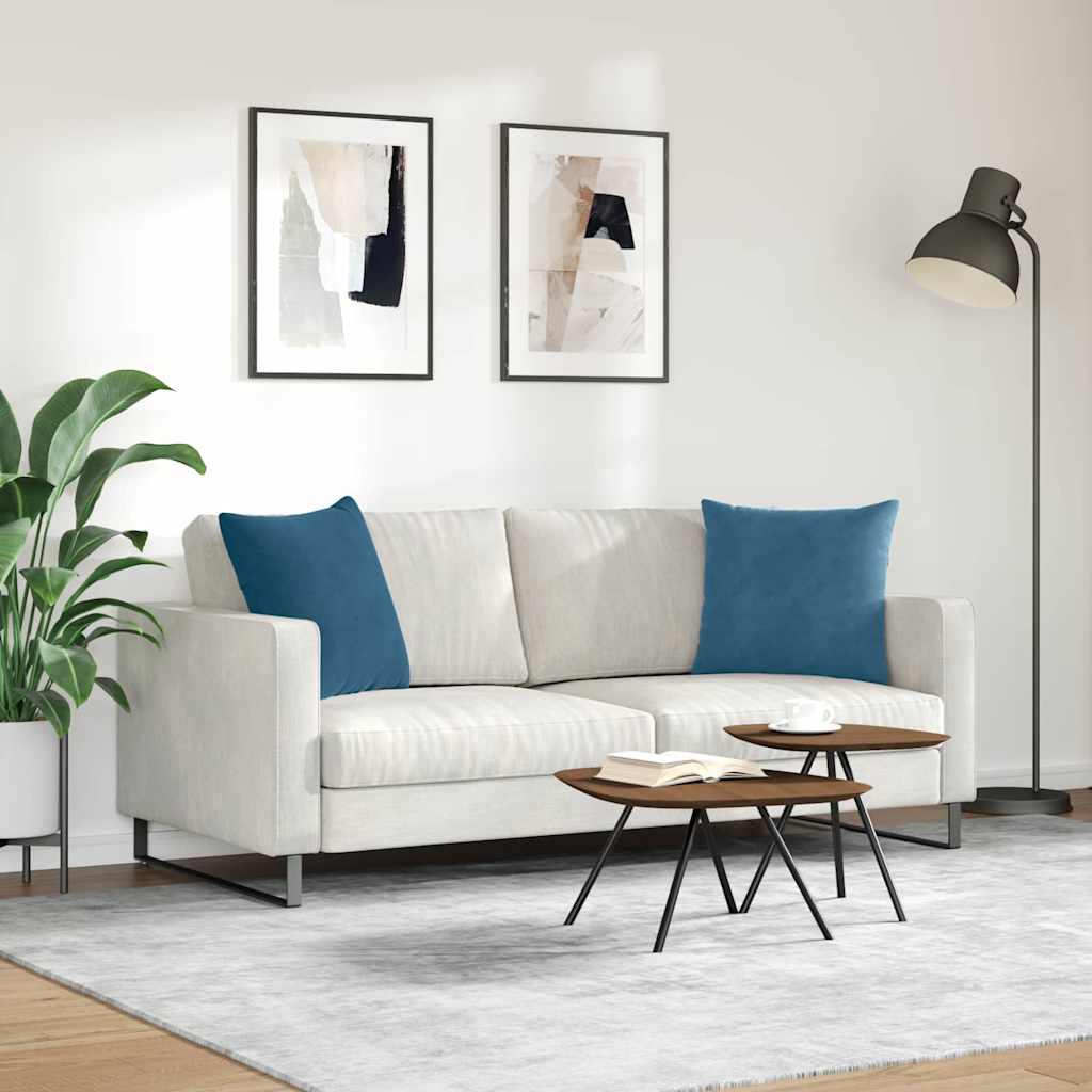 Jastučići za sofu 2 pcs Plava 50 x 50 cm Kordura tekstil