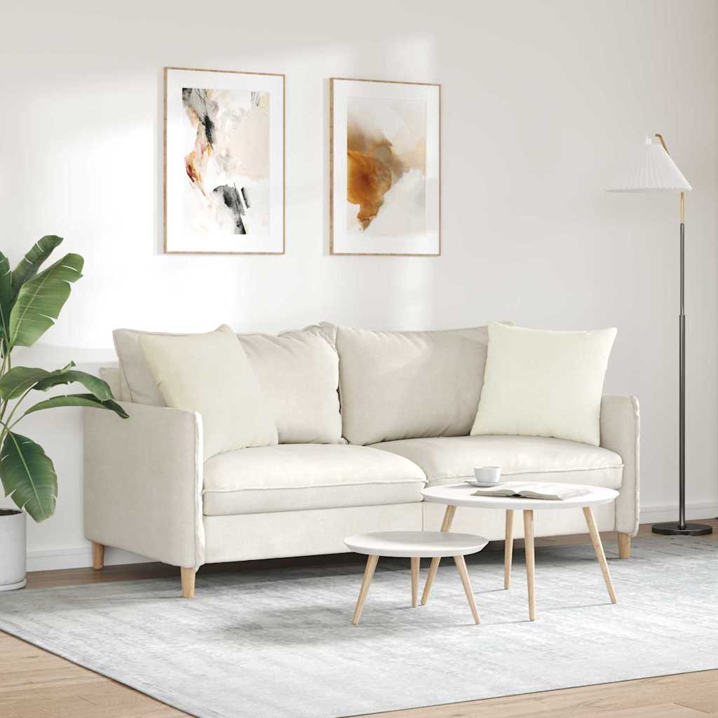 Jastučići za sofu 2 pcs Krema 50 x 50 cm Kordura tekstil
