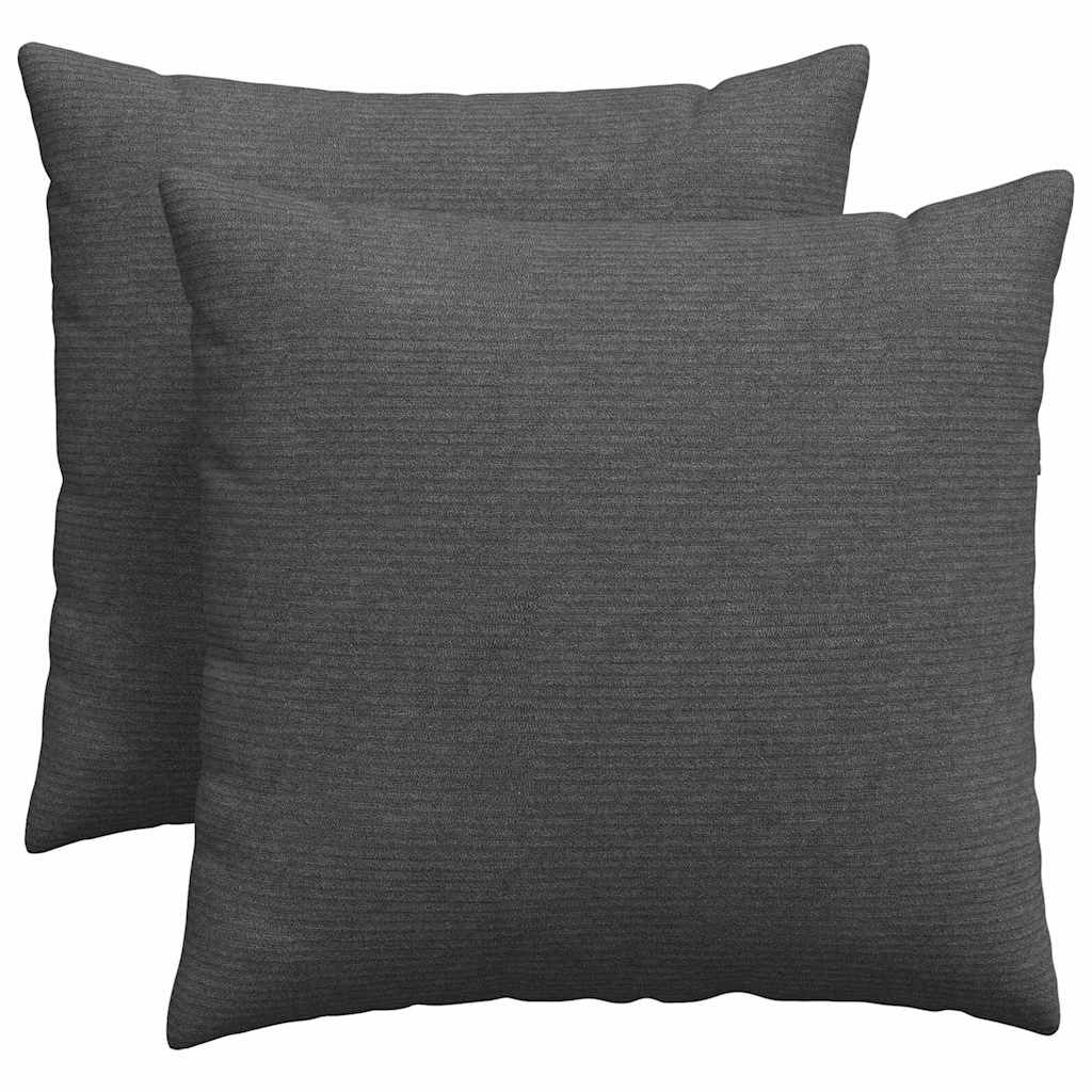 Jastučići za sofu 2 pcs Tamno siva 50 x 50 cm Kordura tekstil