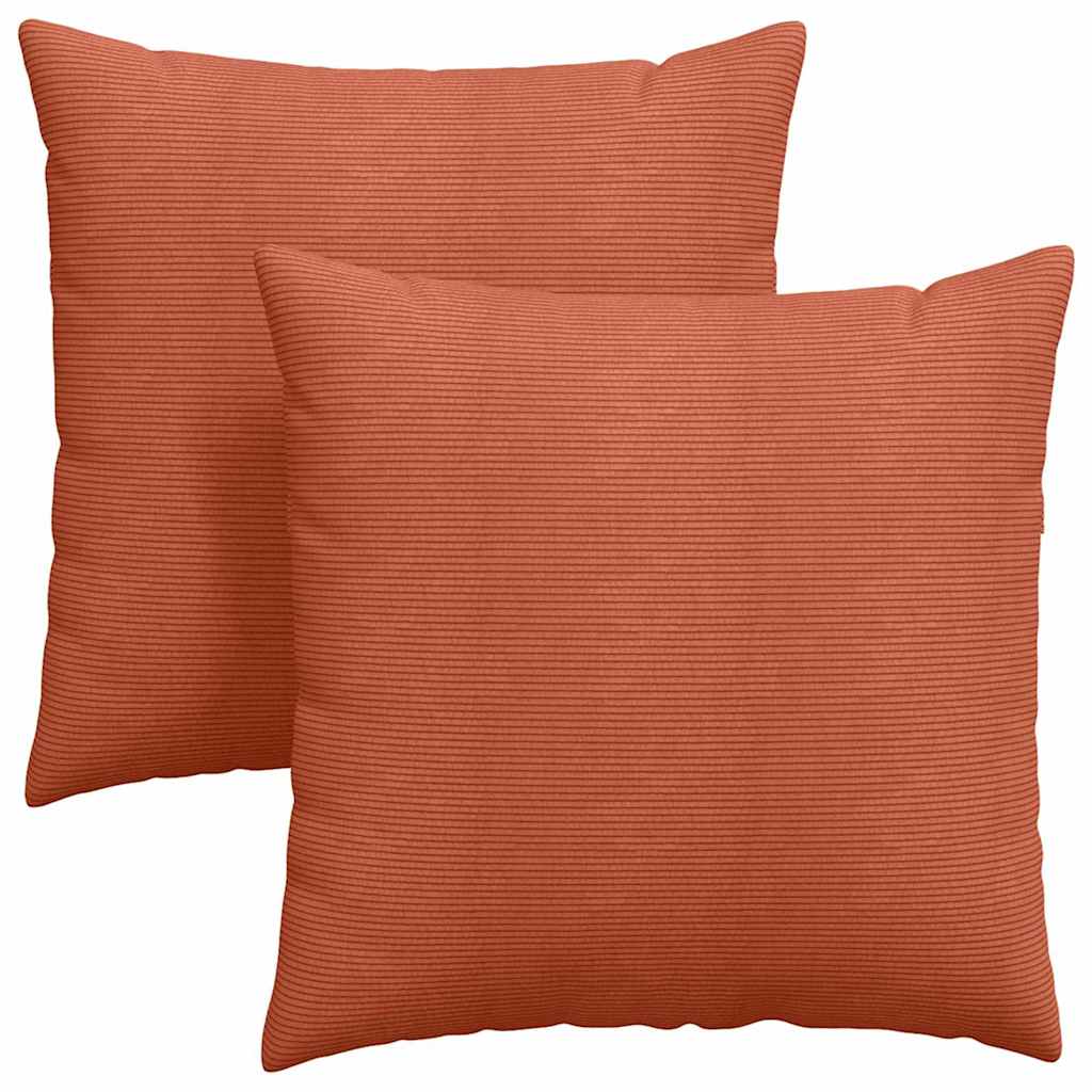 Jastučići za sofu 2 pcs Crvena narančasta 60 x 60 cm