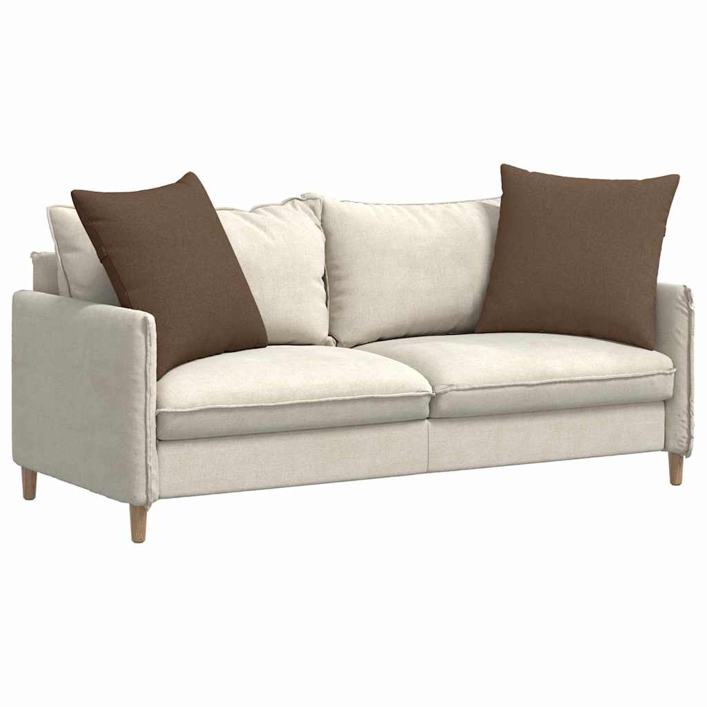 Jastučići za sofu 2 pcs Smeđa 80 x 80 cm tkanina