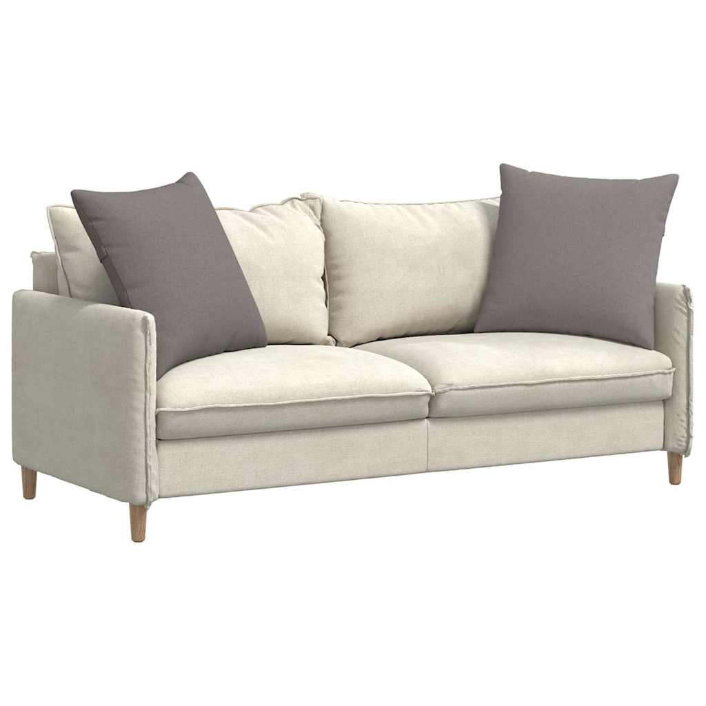 Jastučići za sofu 2 pcs Sivo-smeđa 80 x 80 cm tkanina