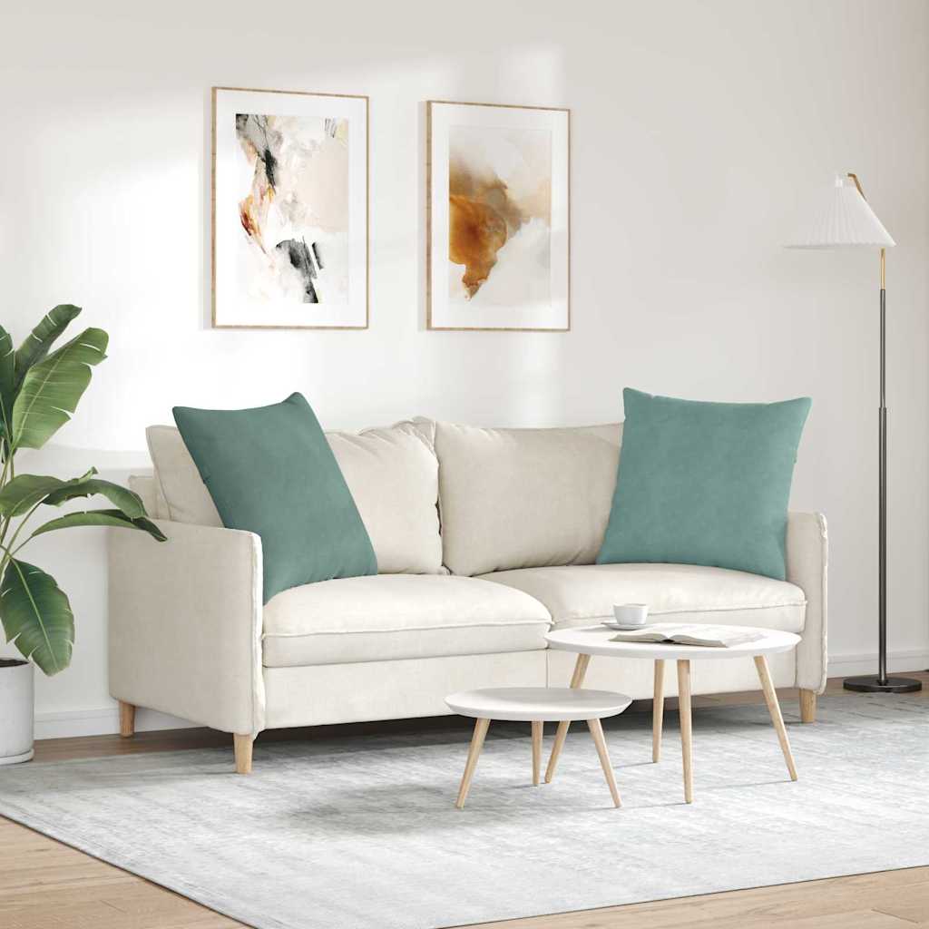 Jastučići za sofu 2 pcs Morska zelena 80 x 80 cm