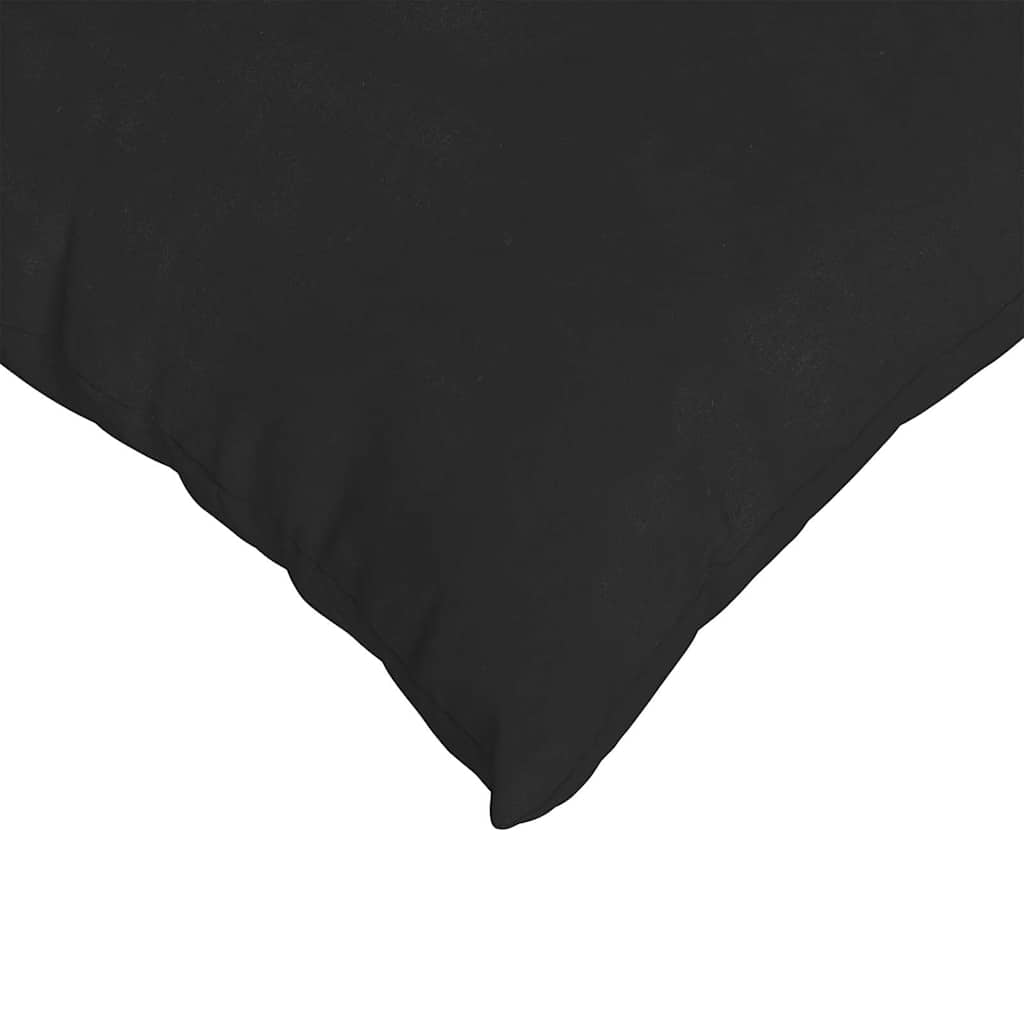 Jastučići za sofu 2 pcs Crna 80 x 80 cm tkanina