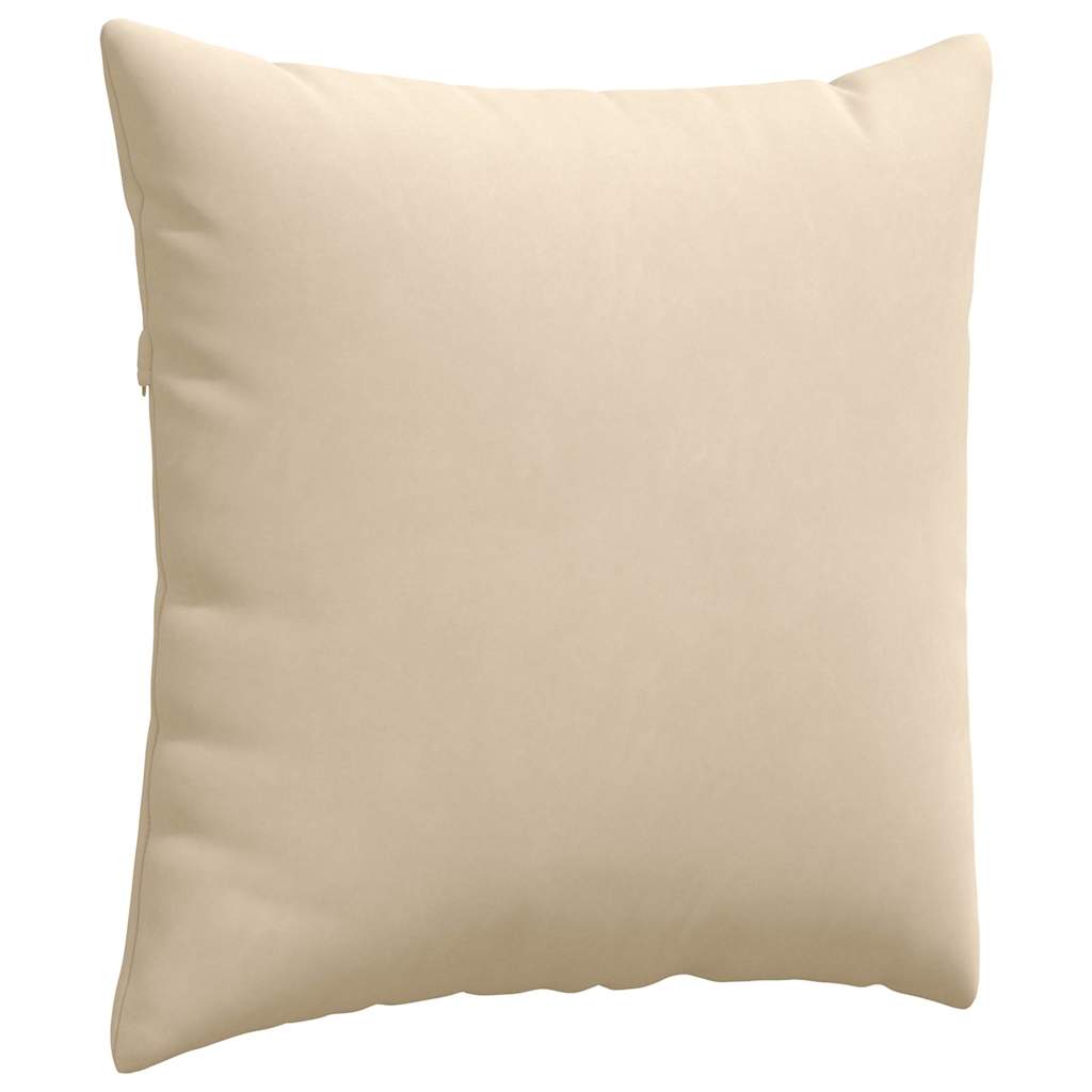Jastučići za sofu 2 pcs Krema 80 x 80 cm tkanina