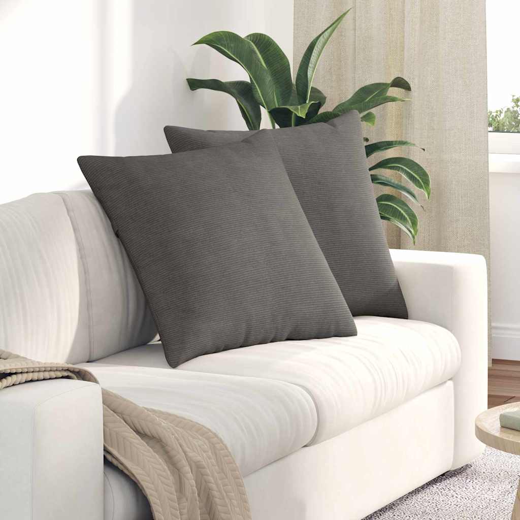 Jastučići za sofu 2 pcs Svijetlo siva 80 x 80 cm