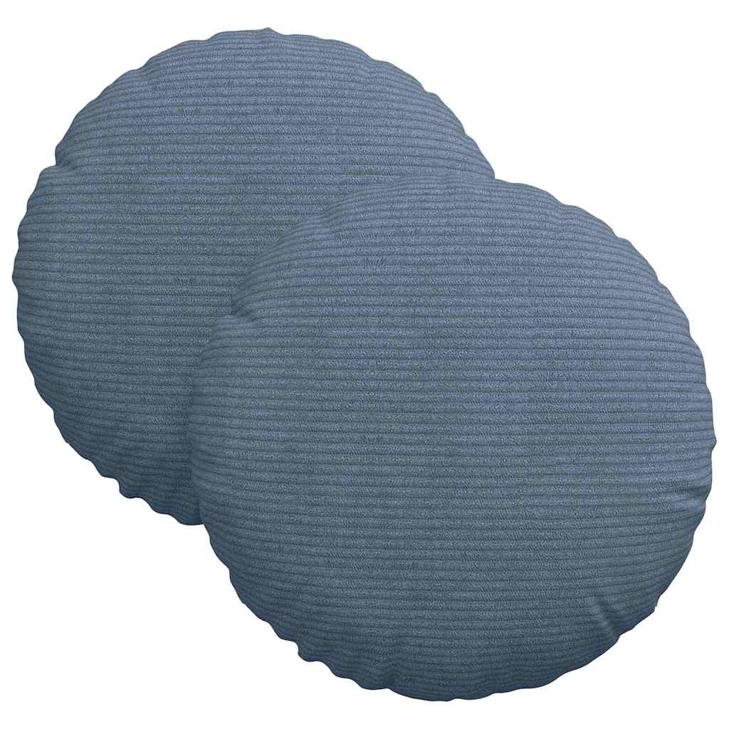 Jastučići za sjedenje 2 pcs Plava Ø30 x 13 cm Kordura tekstil