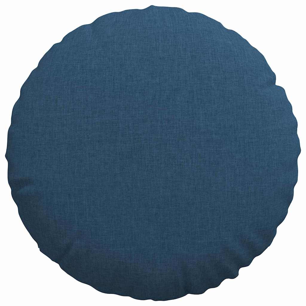 Jastučići za sjedenje 2 pcs Plava Ø40 x 13 cm tkanina