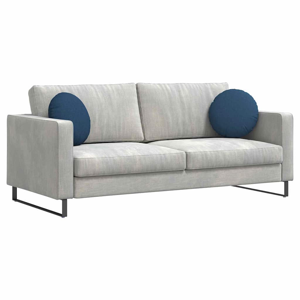 Jastučići za sjedenje 2 pcs Plava Ø40 x 13 cm tkanina