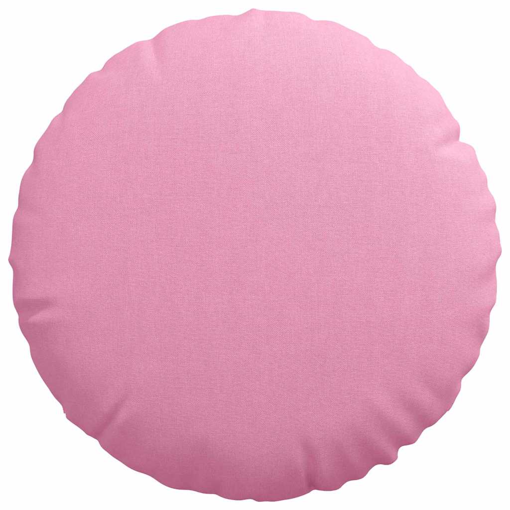 Jastučići za sjedenje 2 pcs Ružičasta Ø40 x 13 cm tkanina
