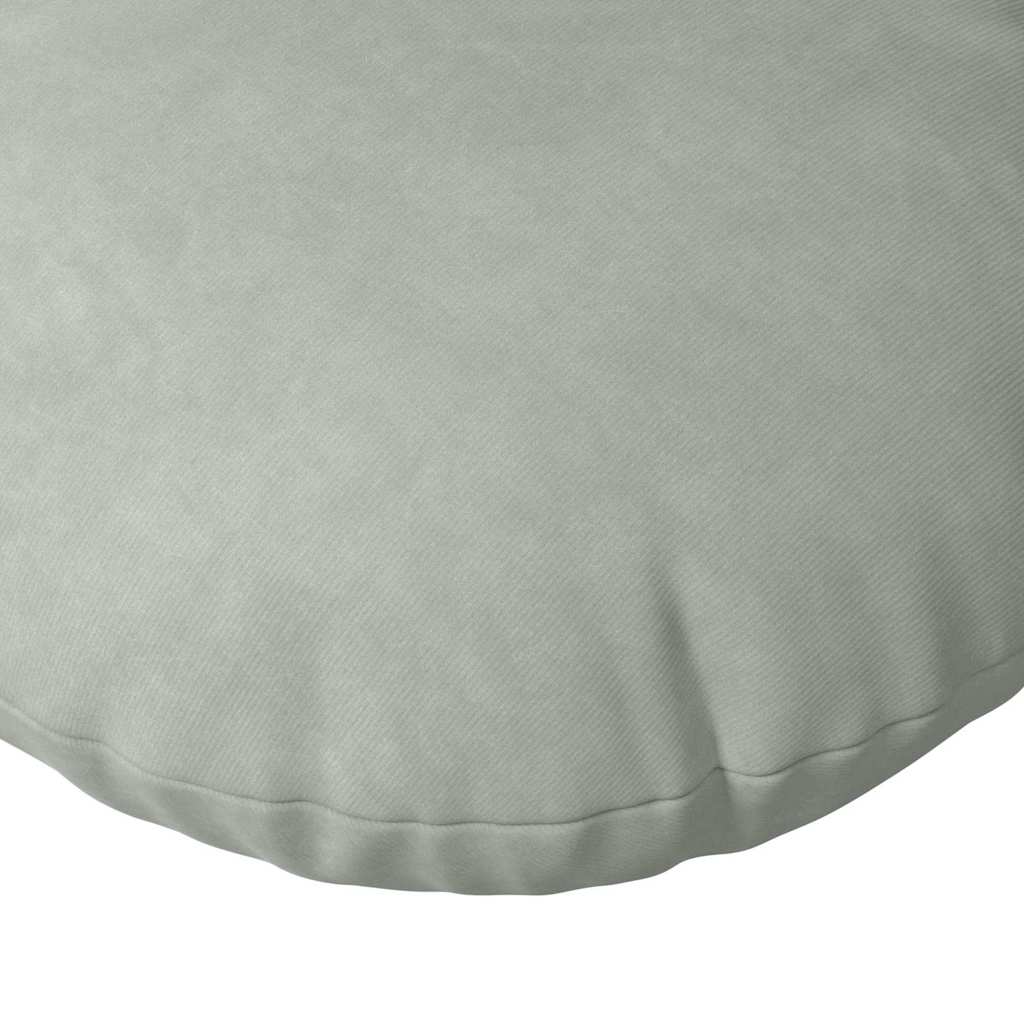 Jastučići za sjedenje 2 pcs Svijetlo siva Ø 40 x 13 cm Baršun