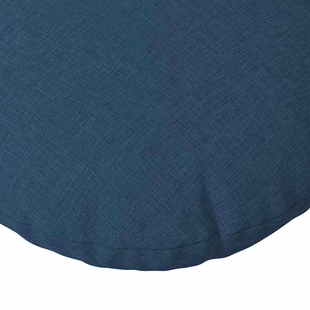 Jastučići za sjedenje 2 pcs Plava Ø50 x 19 cm tkanina
