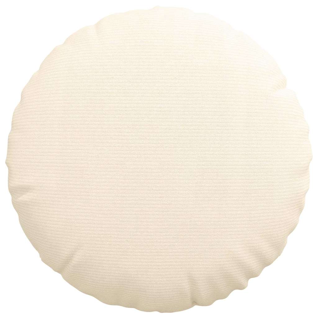Jastučići za sjedenje 2 pcs Krema Ø50 x 19 cm Kordura tekstil