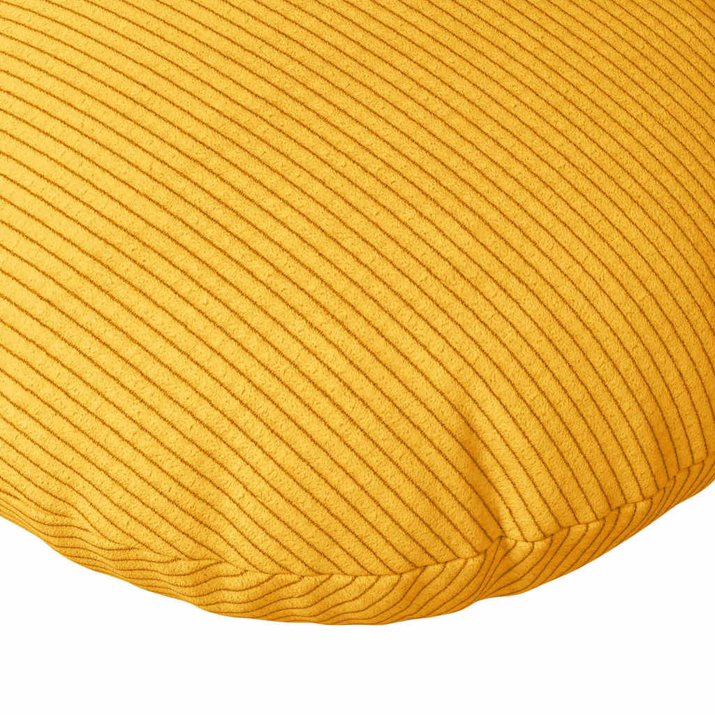Jastučići za sjedenje 2 pcs Svijetlo žuta Ø50 x 19 cm