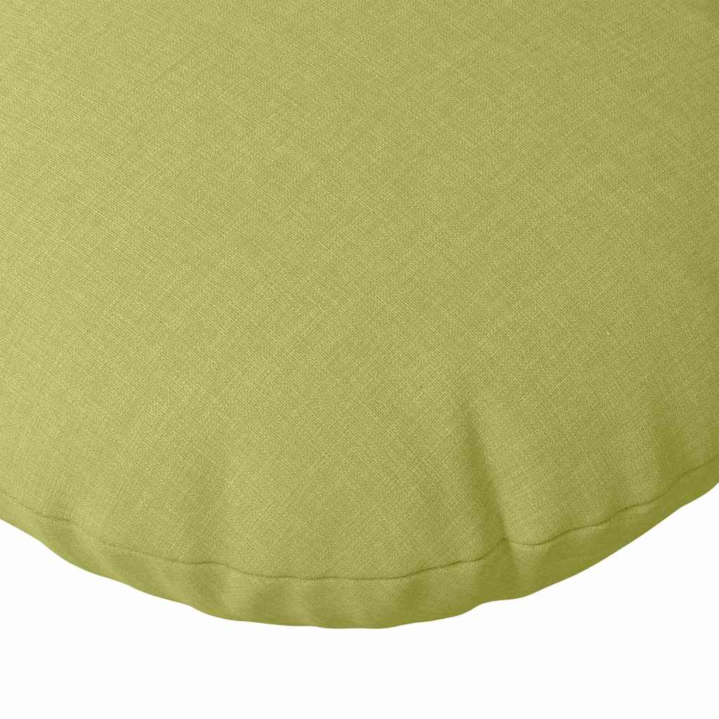 Jastučići za sjedenje 2 pcs Svijetlo zelena Ø60 x 21 cm tkanina