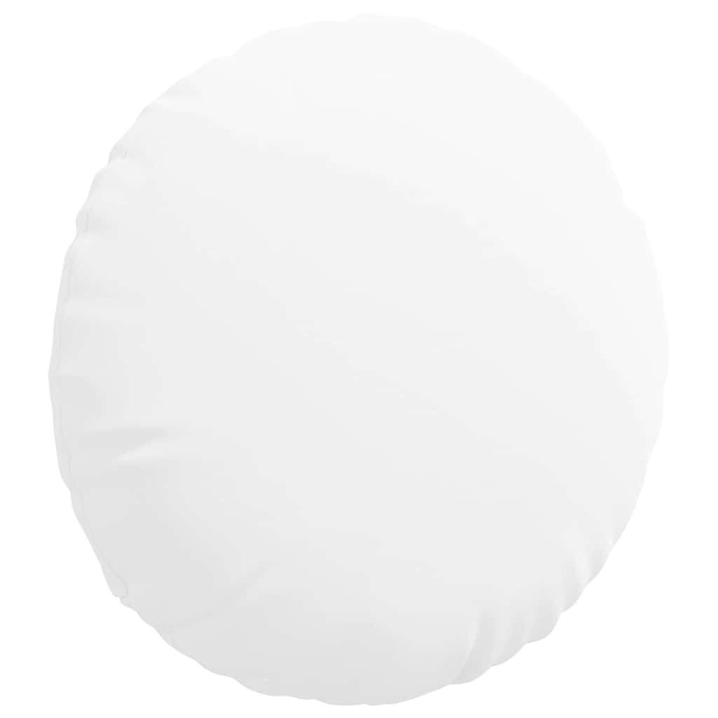 Jastučići za sjedenje 2 pcs Bijelo Ø60 x 21 cm tkanina