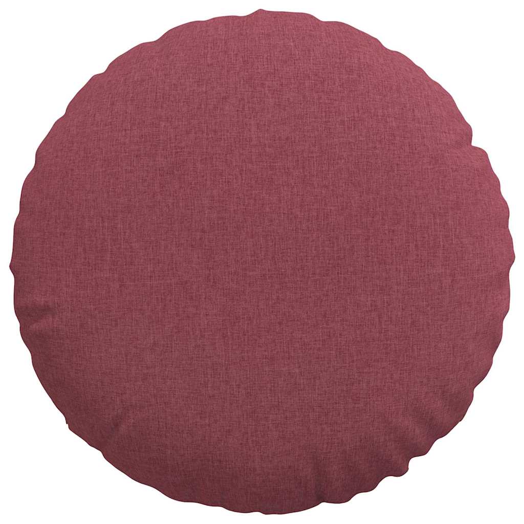Jastučići za sjedenje 2 pcs Vinska crvena Ø80 x 29 cm tkanina
