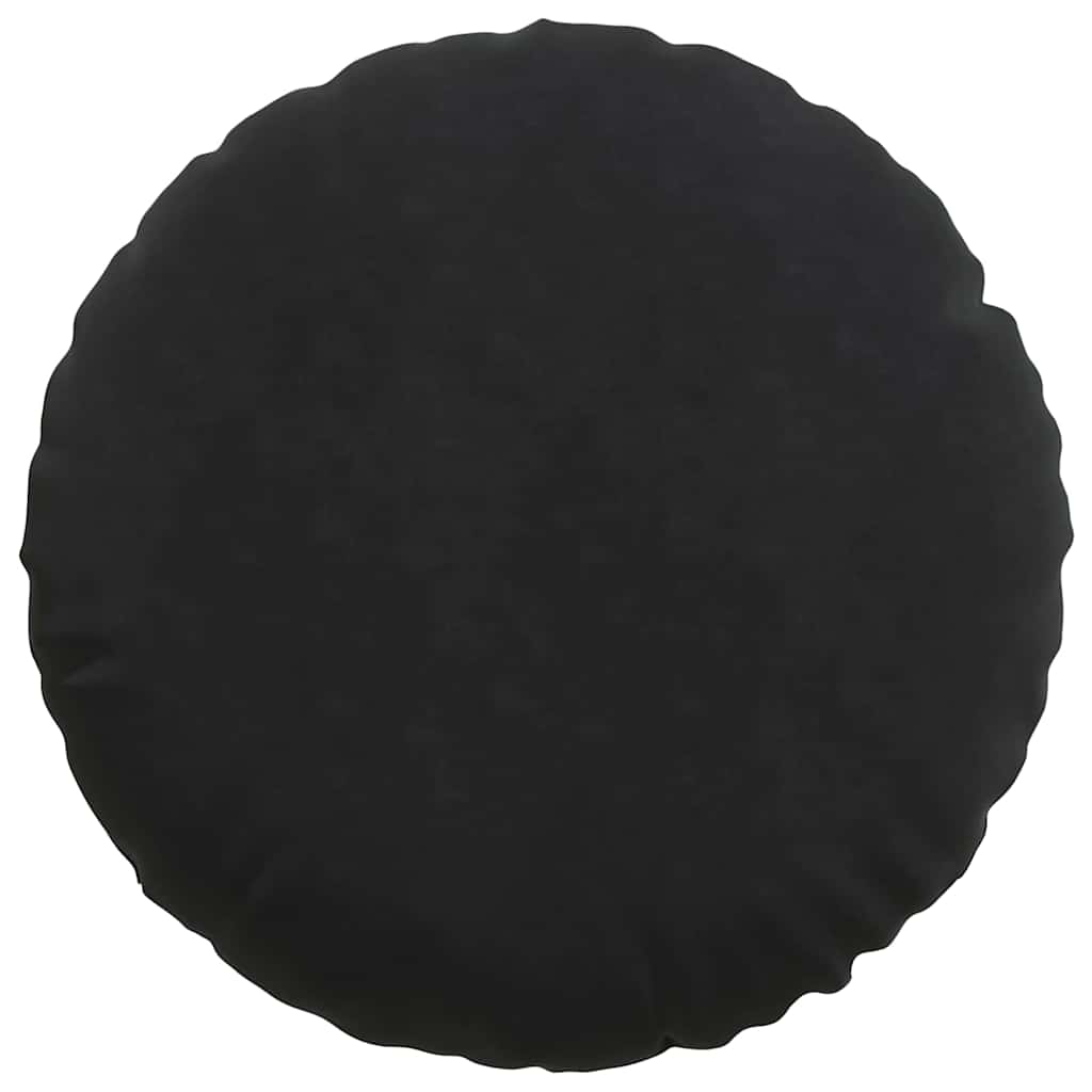 Jastučići za sjedenje 2 pcs Crna Ø 80 x 29 cm Baršun