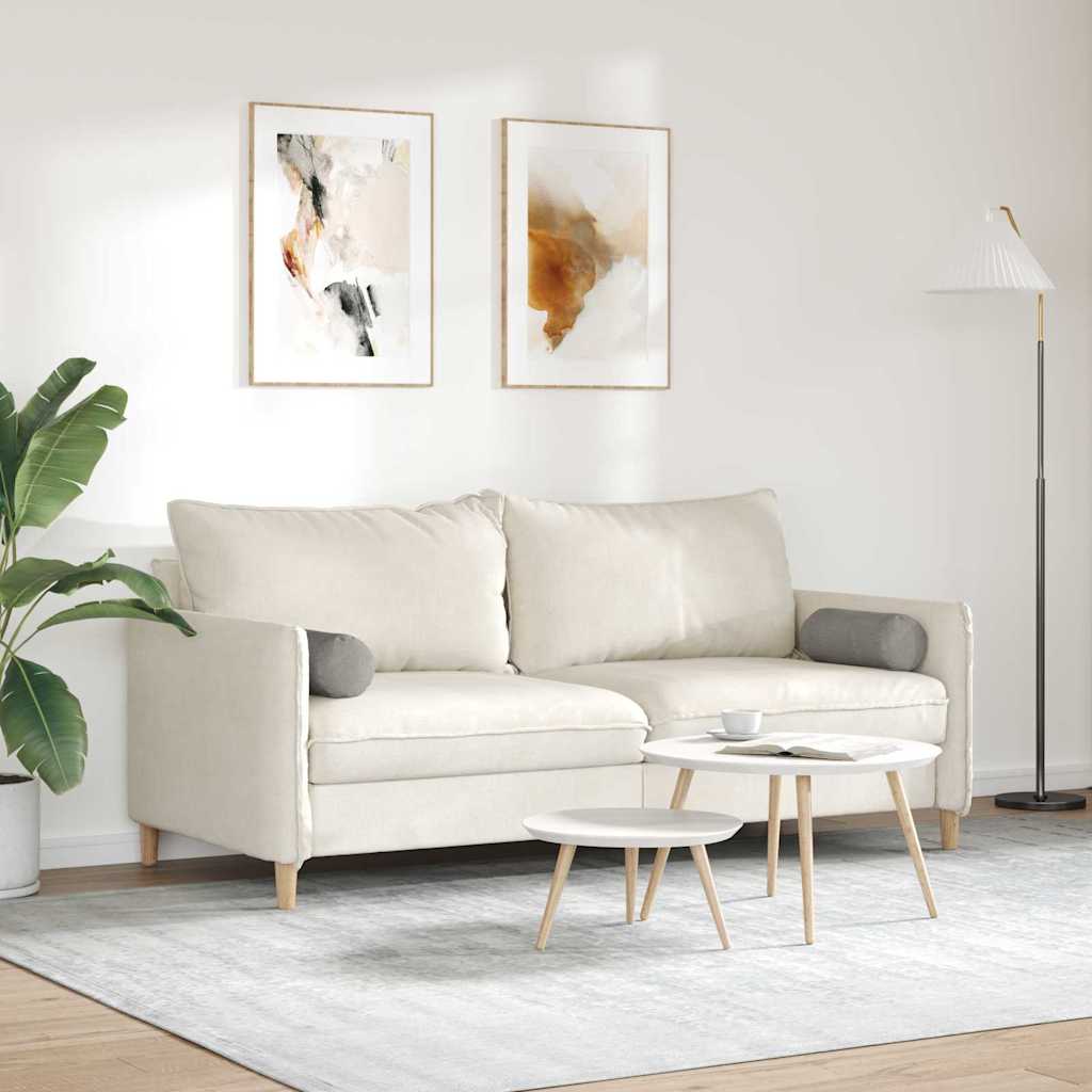 Valjkasti jastučići 2 pcs Svijetlo siva Ø 15 x 40 cm