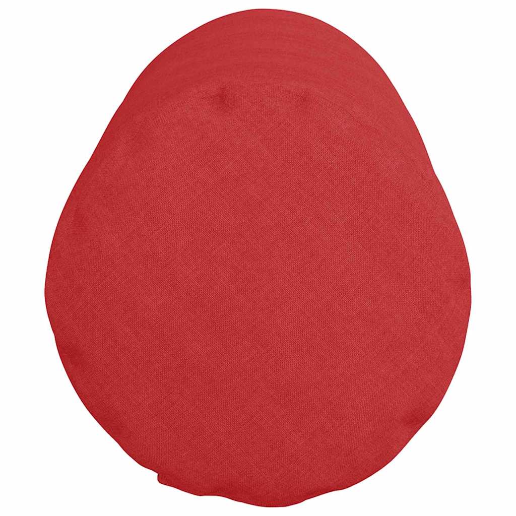 Valjkasti jastučići 2 pcs Crvena Ø 25 x 70 cm tkanina