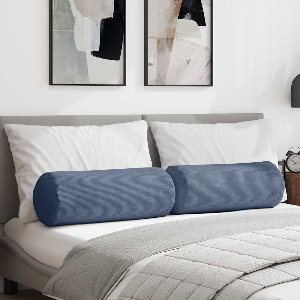 Valjkasti jastučići 2 pcs Plava Ø 25 x 70 cm Kordura tekstil