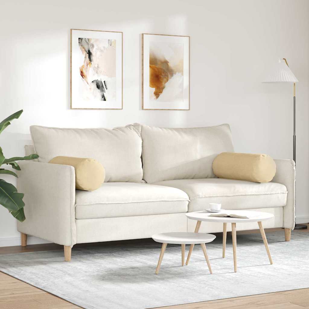 Valjkasti jastučići 2 pcs Siva zelena Ø 25 x 70 cm