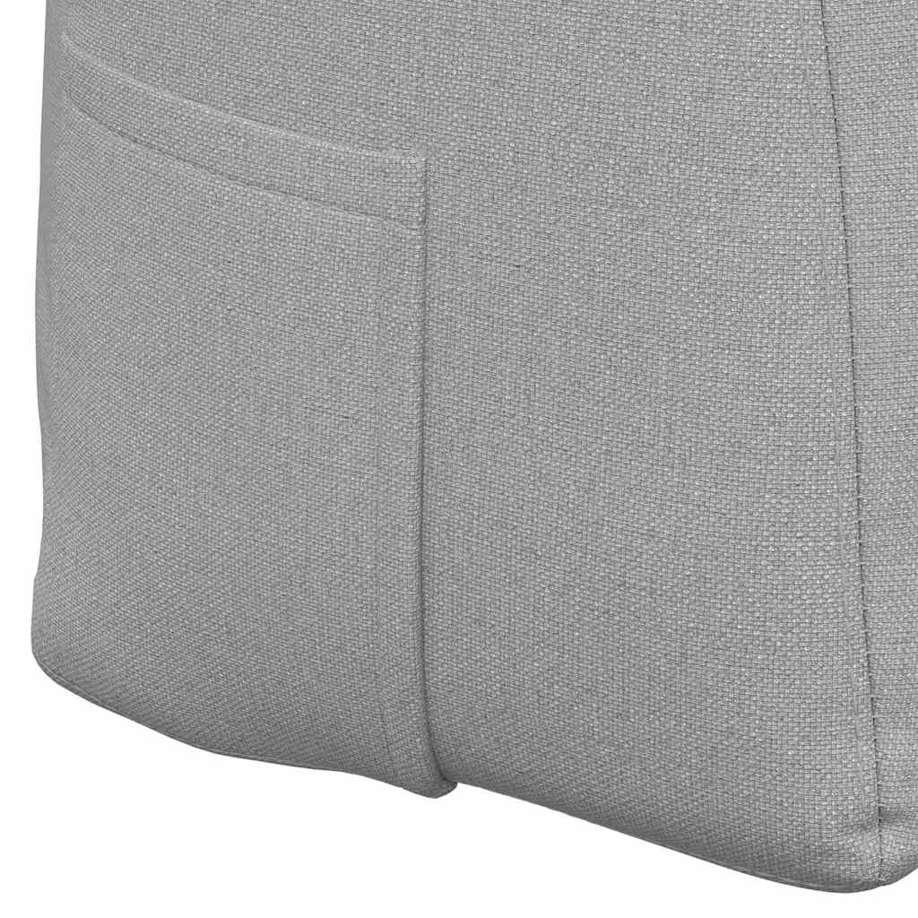 Jastuk za leđa Oblačnosiva 160 x 24 x 50 cm tkanina