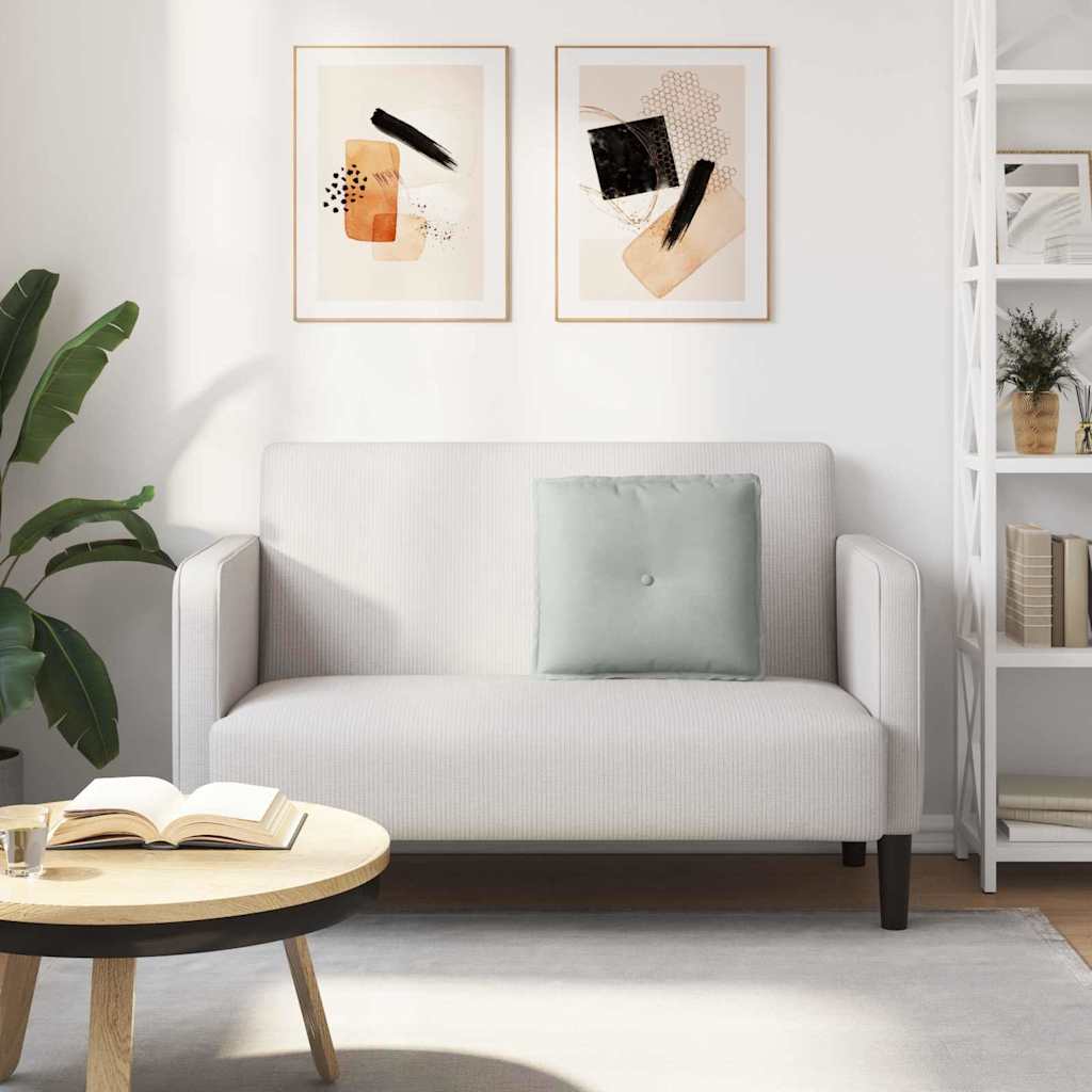 Jastuk za leđa Svijetlo siva 50 x 45 cm Kordura tekstil