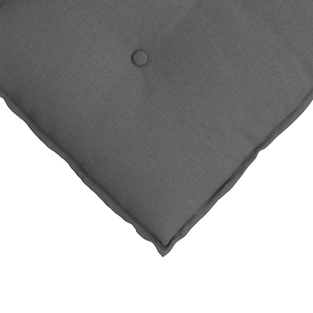 Jastuk za leđa Tamno siva 80 x 19 x 50 cm tkanina