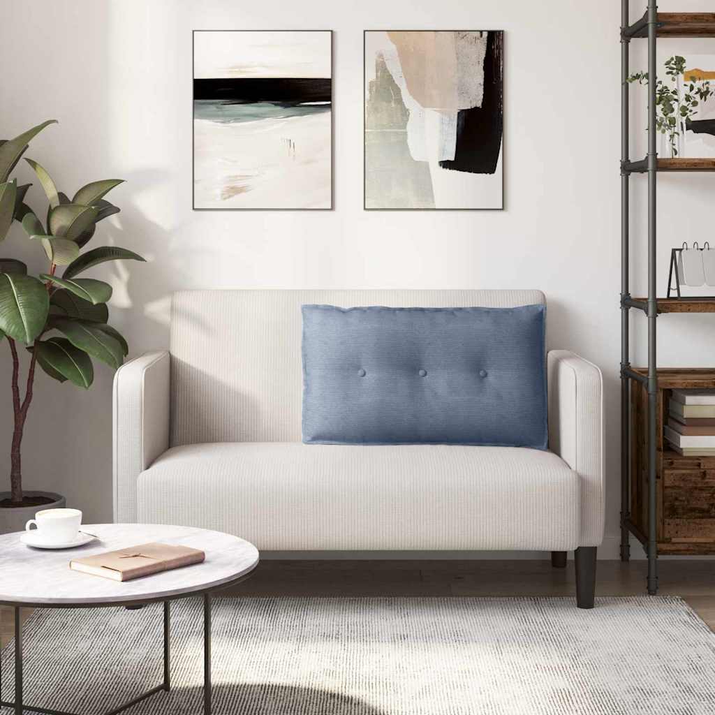 Jastuk za leđa Plava 80 x 50 cm Kordura tekstil