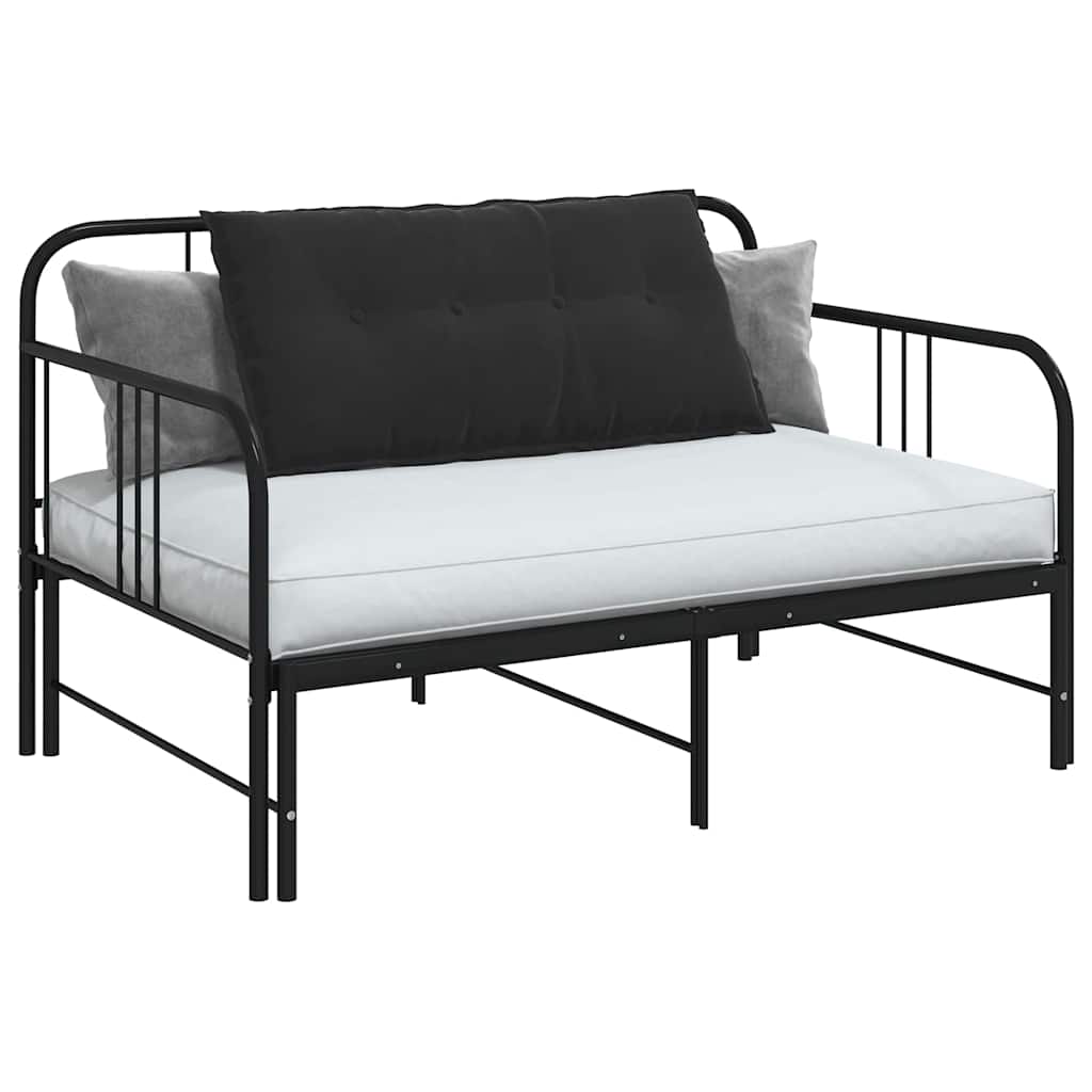 Jastuk za leđa Crna 100 x 50 cm Kordura tekstil
