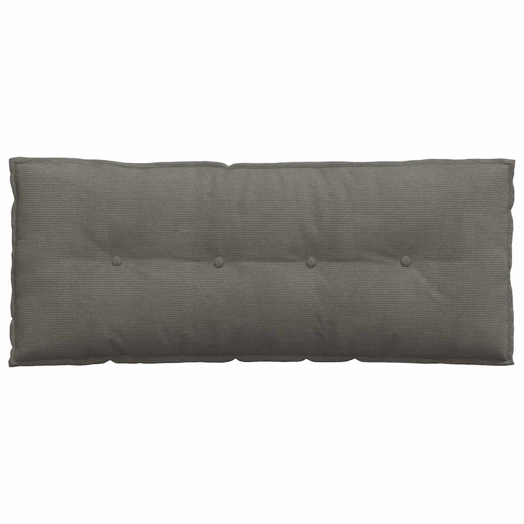 Jastuk za leđa Svijetlo siva 120 x 50 cm Kordura tekstil