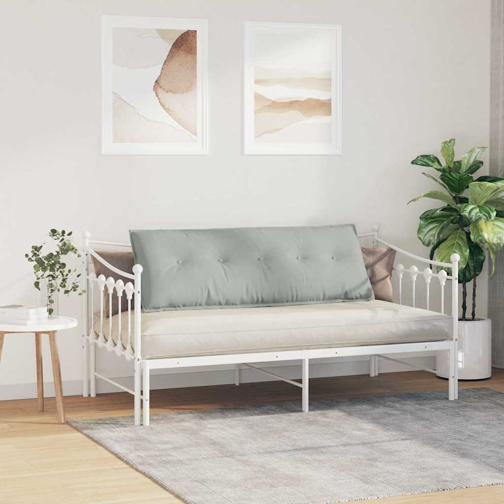 Jastuk za leđa Svijetlo siva 140 x 50 cm Kordura tekstil