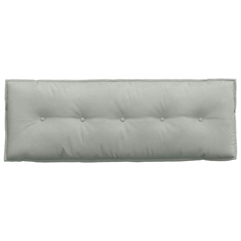 Jastuk za leđa Svijetlo siva 140 x 50 cm Kordura tekstil