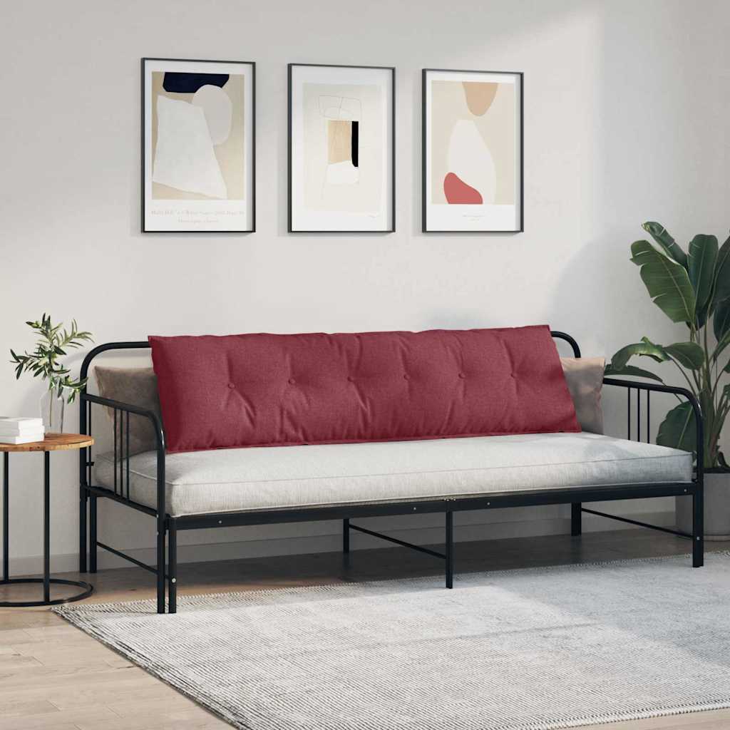 Jastuk za leđa Vinska crvena 180 x 19 x 50 cm tkanina