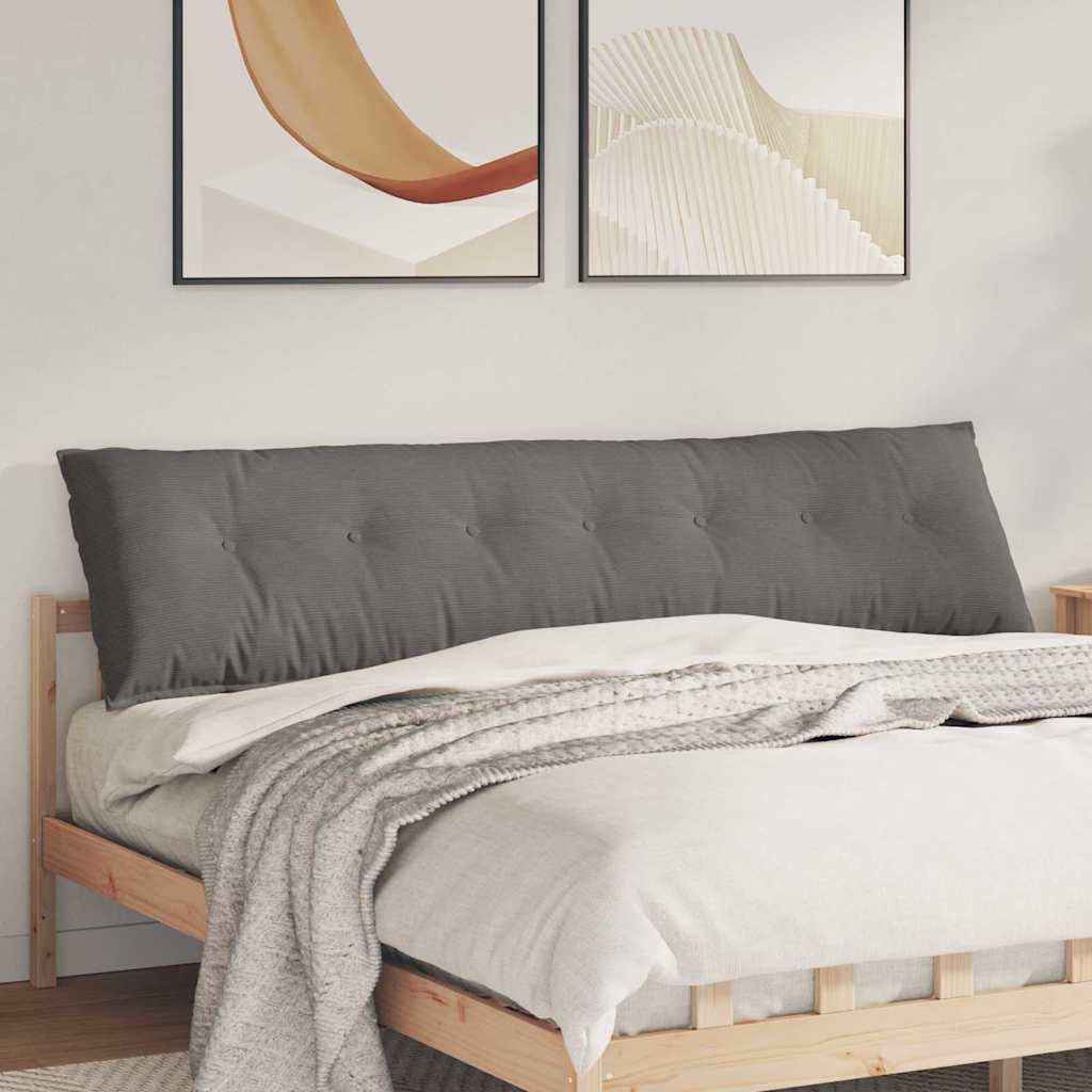 Jastuk za leđa Svijetlo siva 200 x 50 cm Kordura tekstil