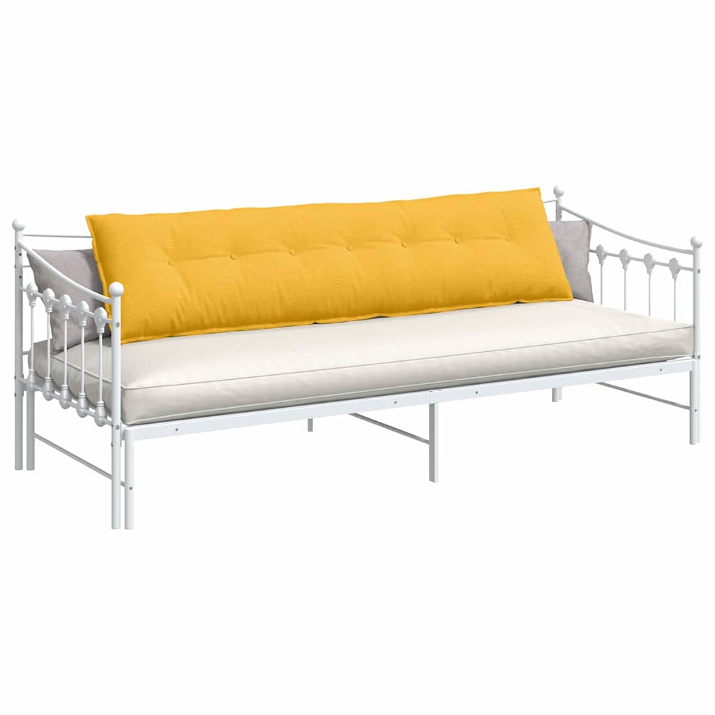 Jastuk za leđa Svijetlo žuta 200 x 50 cm Kordura tekstil