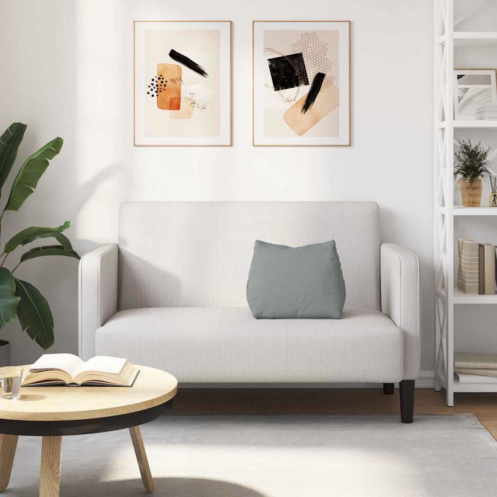 Jastuk za leđa Svijetlo siva 45 x 20 x 35 cm tkanina